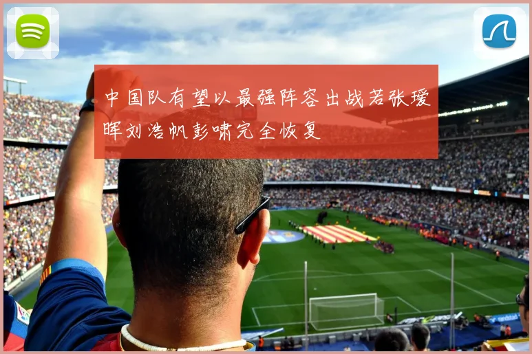 中国队有望以最强阵容出战若张瑷晖刘浩帆彭啸完全恢复